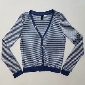 'Divided' BY H&M blue and white stripe long sleeve